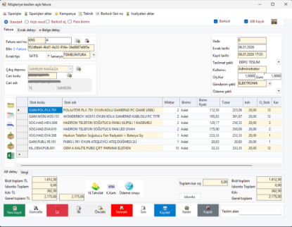 KONKOR TİCARİ PROGRAMA EK E-FATURA MODÜLÜ resmi