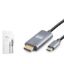 HADRON Type-C to HDMI Görüntü Kablosu 4K 60 Hz 1.8 resmi