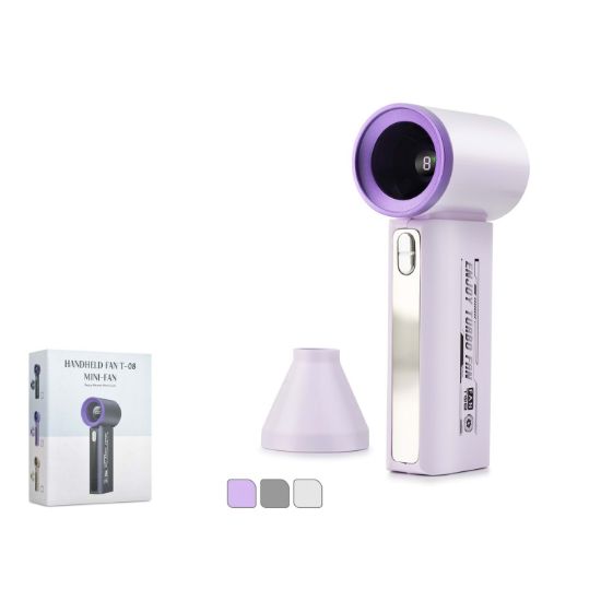 HADRON Şarjlı Standlı Turbo Mini El Fanı 3000 mAh  resmi