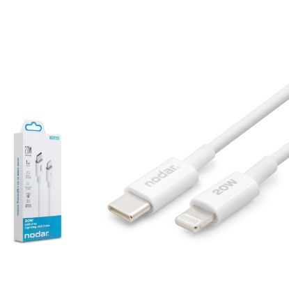 NODAR Type-C Lightning Şarj ve Data Kablosu 20W 1M resmi