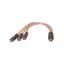 OEM SL-DC53 DC3,5M TO DC3,5 F 3LÜ SES ÇOKLAYICI resmi