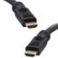 PM PLASTİK DÜZ SİYAH GOLD HDMI KABLO POŞET 25M resmi