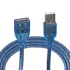 PM ŞEFFAF/MAVİ 5 METRE USB 2.0 UZATMA KABLOSU resmi