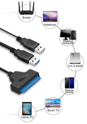 Alfais USB 3.0 2.5 3.5 İnç Sata SSD HDD Hard Disk  resmi