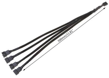 Alfais 4 Pin Fan Çoklayıcı Y PWM Çoklayıcı Kablo resmi