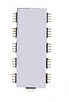 Alfais RGB Led Fan Şerit Hub Splitter 10 Port 12V  resmi