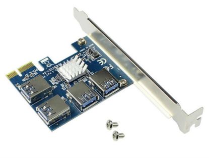 OEM Pci-E Express 1X 1 To 4 USB 3.0 Ekran Kartı resmi
