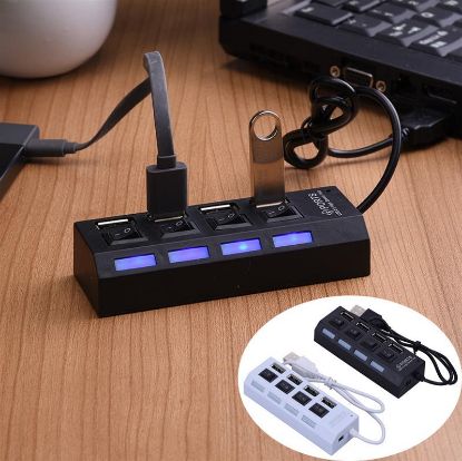 Alfais 4 Port Usb 2.0 Hub Çoğaltıcı Çoklayıcı Anah resmi