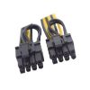 Alfais Pci e 8 Pin (6+2) 2X Pci-e Ekran Kartı Powe resmi