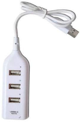 Alfais 4 Port Usb Hub Çoğaltıcı Switch Splitter resmi