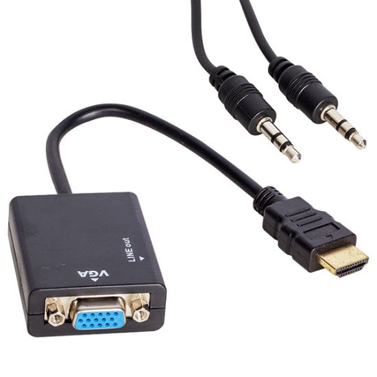 POWERMASTER PM-32015 HDMI TO VGA ÇEVİRİCİ ADAPTÖR  resmi