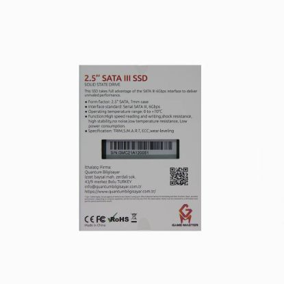 Game Master 120 GB SSD Sata3 550-500 Okuma-Yazma resmi