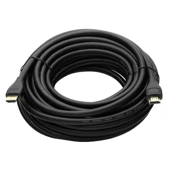 FULLY PLASTİK DÜZ SİYAH 30 METRE GOLD POŞETLİ HDMI resmi
