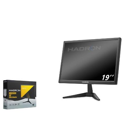 HADRON 19 İnç LED Monitör HDMI VGA 75Hz 1440x900 S resmi