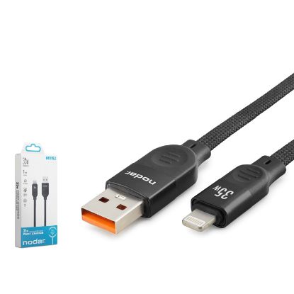 NODAR USB Lightning Şarj ve Data Kablosu 35W 1 m resmi
